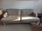 ikea stocksund driezits bank taupe, Huis en Inrichting, Ophalen, Gebruikt, Driepersoons, 75 tot 100 cm