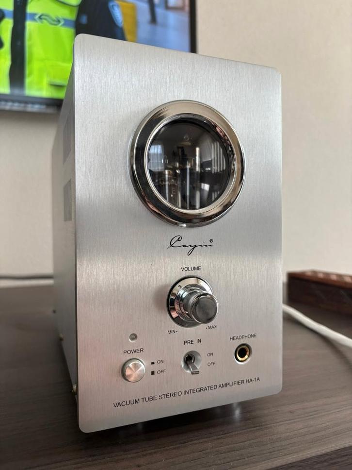 Cayin HA-1A hoofdtelefoon buizenversterker (incl. mod.), Audio, Tv en Foto, Versterkers en Receivers, Zo goed als nieuw, Stereo