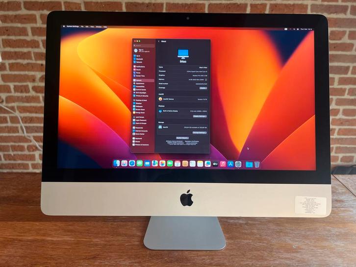 Apple iMac 21.5" 4K Retina (2017) - i5, 256GB SSD, Computers en Software, Apple Desktops, Zo goed als nieuw, iMac, SSD, 3 tot 4 Ghz