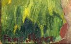 Schilderij Frans Slager, landarbeider, Antiek en Kunst, Ophalen of Verzenden