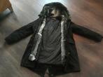WOOLRICH Parka dames zwart met grijs bont * maat XXL, Ophalen, Zo goed als nieuw, Maat 46/48 (XL) of groter, Zwart