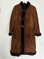 Vintage suede lammy jas, Kleding | Dames, Jassen | Winter, Ophalen of Verzenden, Gedragen, Maat 38/40 (M), Bruin