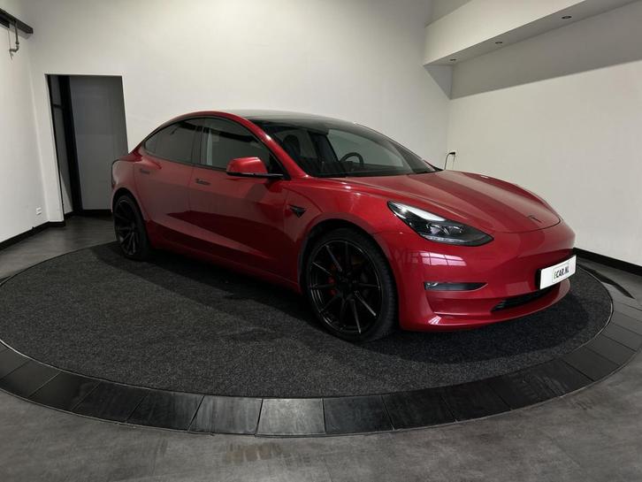 Tesla Model 3 Performance AWD 75 kWh Topper | Super kleuren, Auto's, Tesla, Bedrijf, Te koop, Model 3, 4x4, ABS, Adaptive Cruise Control