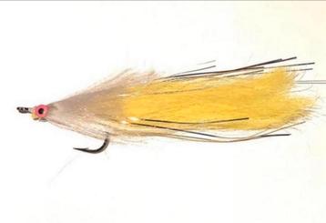 Te koop snoek / snoekbaars streamer #5 Yellowflash beschikbaar voor biedingen