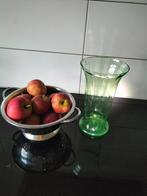 Leerdam uranium glas vaas, Antiek en Kunst, Ophalen of Verzenden