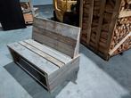 Nieuwe tuinbank van gebruikt steigerhout., Ophalen, Nieuw, Hout