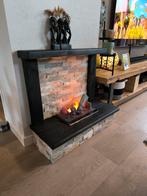 Waterdamp haard Optimyst 400 incl. schouw, Ophalen of Verzenden, Zo goed als nieuw, Vrijstaande haard, Elektrische haard