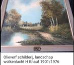 Origineel schilderij  -H knauf  €275, Antiek en Kunst, Kunst | Schilderijen | Klassiek, Ophalen of Verzenden