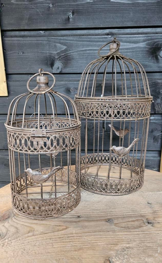 Roestmetalen vogelkooitjes, Ophalen of Verzenden, Nieuw