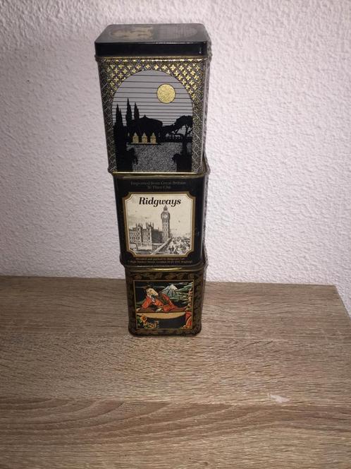 Vintage Ridgways Theeblikken - Set van 3, Antiek en Kunst, Curiosa en Brocante, Ophalen of Verzenden