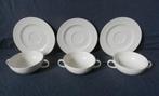 Drie soepkommen en schotels Villeroy en Boch model Tipo Weis, Nieuw, Ophalen of Verzenden, Effen, Kop(pen) en/of Schotel(s)