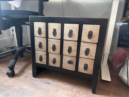 Oosters kruidenkastje met 12 lades, Huis en Inrichting, Kasten | Ladekasten, Gebruikt, Minder dan 100 cm, 25 tot 50 cm, Ophalen of Verzenden