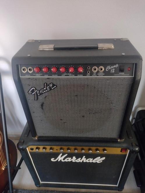 fender champ 12, Muziek en Instrumenten, Versterkers | Bas en Gitaar, Gebruikt, Minder dan 50 watt, Ophalen
