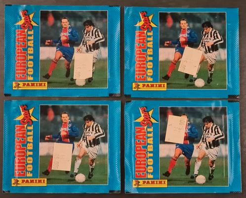 4x 1997 Panini European Football Stars Sticker Packs Rare, Verzamelen, Sportartikelen en Voetbal, Nieuw, Poster, Plaatje of Sticker