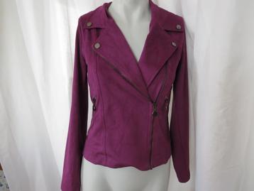 paars / cerise suedine blousejasje mt s/m Amelie & Amelie beschikbaar voor biedingen