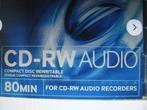 gezocht : TDK audio -RW 80 min 700MB  voor audio CD recorder, Ophalen of Verzenden, Nieuw in verpakking