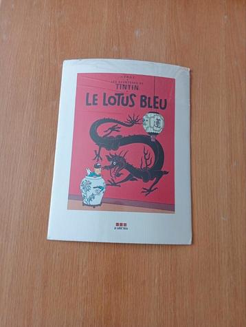 Vintage poster Kuifje/Tintin Le Lotus Blue beschikbaar voor biedingen