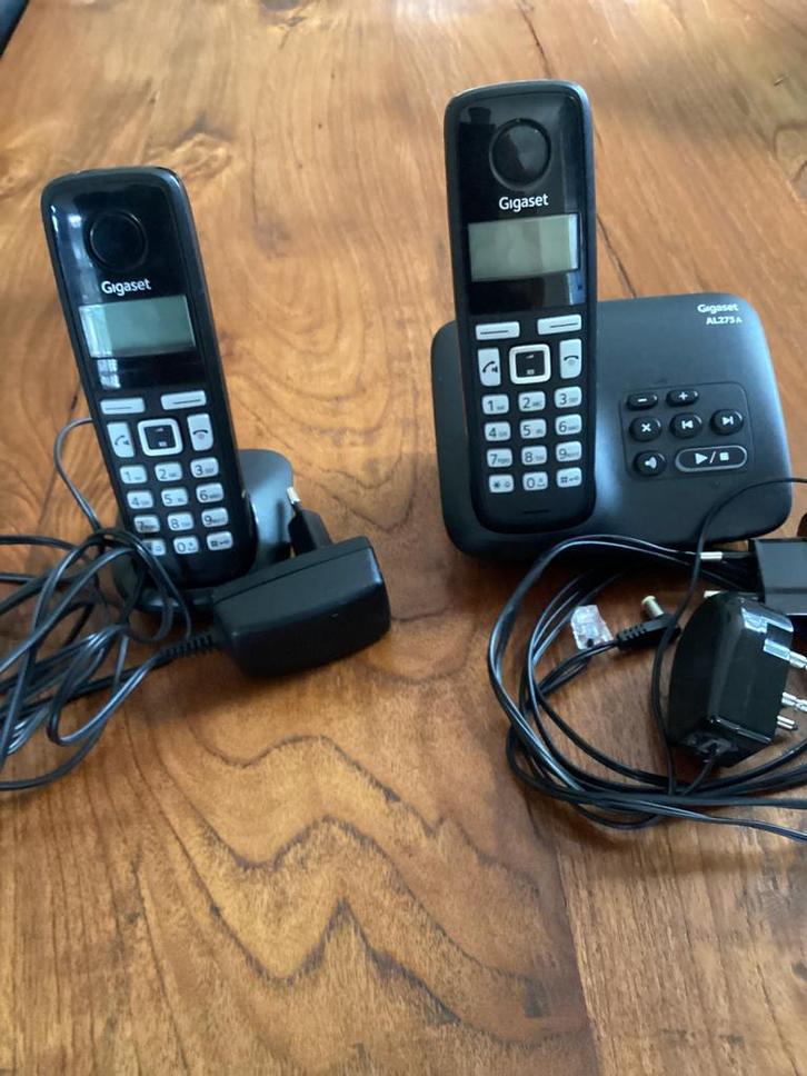 Gigaset AL275A duo zwart, Telecommunicatie, Vaste telefoons | Handsets en Draadloos, Zo goed als nieuw, 2 handsets, Ophalen of Verzenden
