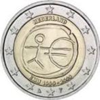 2009 Munt 2 euro 10 jaar EMU 1999-2009 Nederland in munthoud, Postzegels en Munten, Munten | Europa | Euromunten, 2 euro, Ophalen of Verzenden