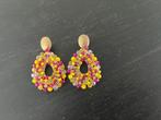 Geel roze oorbellen LOTT Gioielli, Ophalen of Verzenden, Zo goed als nieuw, Overige materialen, Hangers