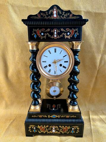 Franse Napoleon III Boulle Pendule beschikbaar voor biedingen
