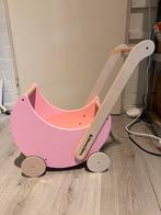 Poppenwagen hout roze - hema, Ophalen, Zo goed als nieuw, Duw- of Trekspeelgoed