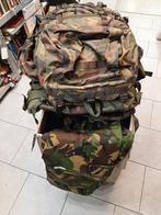 Defensie Rugzakken 60L & 120L Woodland Camo met cover, Ophalen of Verzenden, Gebruikt, Rugzak