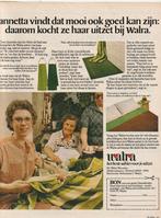 Retro reclame 1978 Walra textiel Jannetta kocht het ook, Verzenden, Overige typen