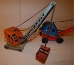 Oude GAMA vintage kraan+grijper draglines, 50's/60's 2 stuks, Ophalen of Verzenden