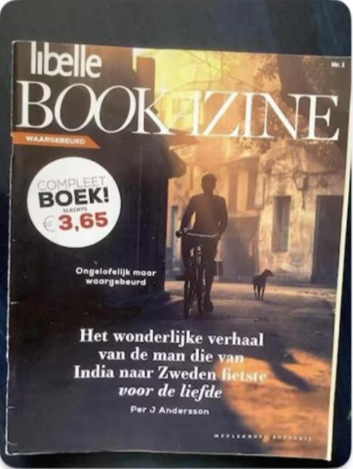 Bookazine; Per J Andersson; man India Zweden fietste liefde, Boeken, Romans, Zo goed als nieuw, Ophalen of Verzenden