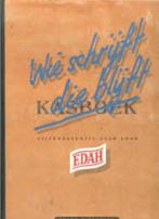 Wie schrijft die blijft - 75 jaar Edah met stofomslag, Ophalen of Verzenden, Zo goed als nieuw