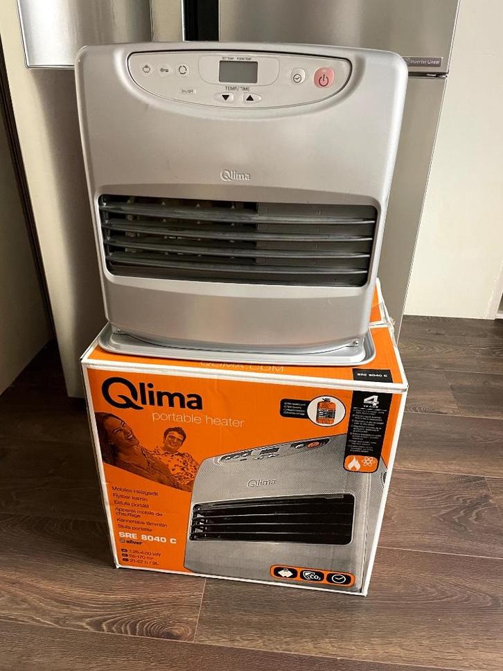 Qlima laserkachel sre 8040  c, Huis en Inrichting, Kachels, Zo goed als nieuw, Vrijstaand, Petroleumkachel, Overige brandstoffen