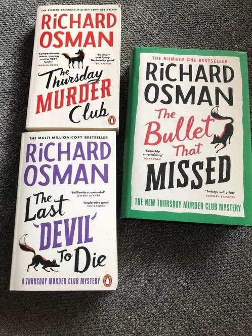 The Thursday Murder Club, boeken van Richard Osman, Engelse, Boeken, Detectives, Zo goed als nieuw, Ophalen of Verzenden