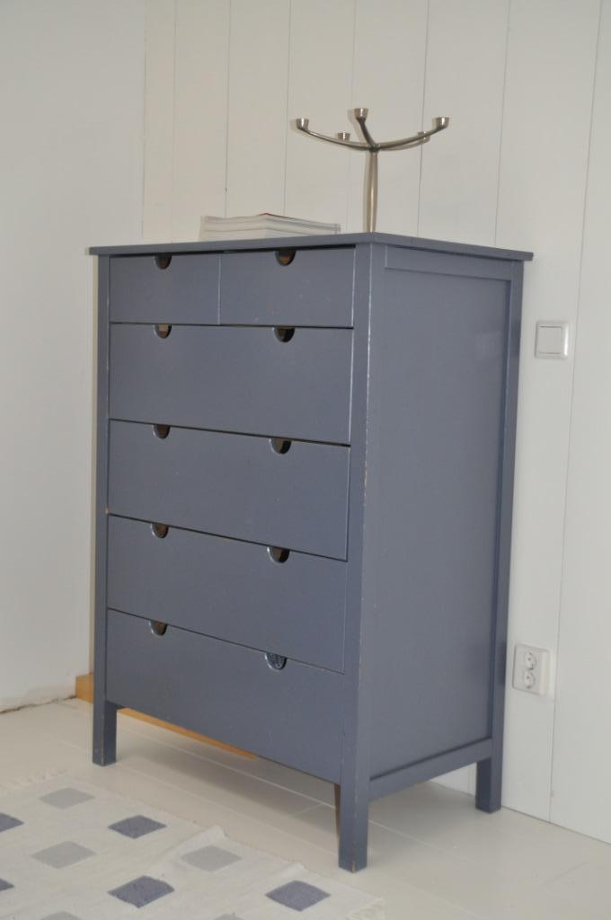 Ladekast hout 6 lades (IKEA) fijn voor speelgoed of schuur, Huis en Inrichting, Kasten | Ladekasten, Gebruikt, 100 tot 150 cm