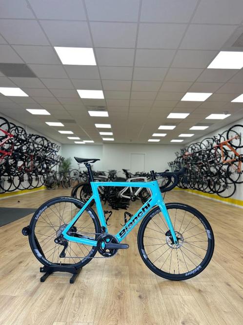 Bianchi Aria E-Bike Di2 Carbon Disc Racefiets, Sport en Fitness, Wielrennen, Zo goed als nieuw, Overige typen, Ophalen of Verzenden