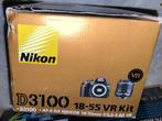 Nikon D3100 digitale camera, Audio, Tv en Foto, Fotocamera's Digitaal, Ophalen of Verzenden, Zo goed als nieuw, Nikon