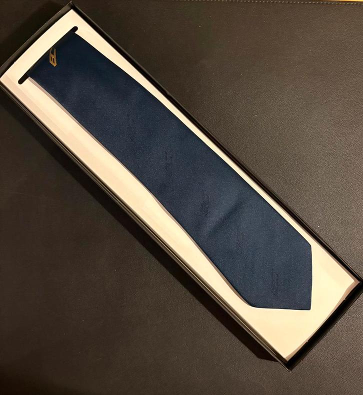 Stropdas EC Eurocity (donkerblauw), Verzamelen, Spoorwegen en Tramwegen, Zo goed als nieuw, Trein, Ophalen of Verzenden