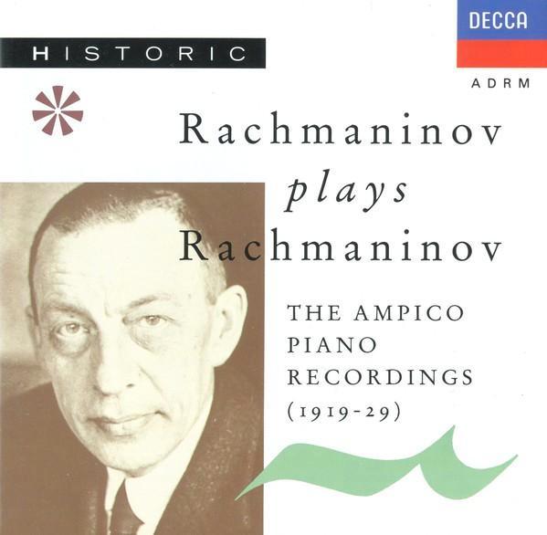 RACHMANINOV Plays Rachmaninov ampico piano recordings CD, Cd's en Dvd's, Cd's | Klassiek, Zo goed als nieuw, Kamermuziek, Romantiek
