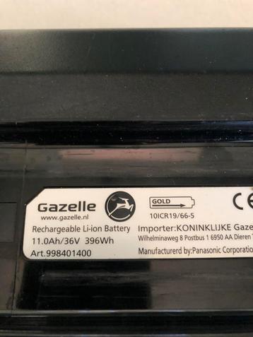 Gazelle Gold accu panasonic beschikbaar voor biedingen