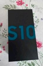 Samsung Galaxy S10 met doosje en boekje en beschermhoes.

12, Telecommunicatie, Mobiele telefoons | Samsung, Zwart, Ophalen of Verzenden