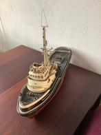 Model sleepboot Maasbank 65 cm ( later Banckert gedoopt), Hobby en Vrije tijd, Ophalen, Gebruikt