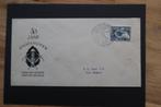 Nederland FDC E8 50 jaar Staatsmijnen open klep, Ophalen of Verzenden, Beschreven, Nederland