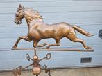 koperen windwijzer met paard, Tuin en Terras, Ophalen, Nieuw