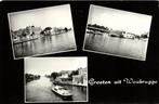 Groeten uit Woubrugge - 3 afb - 1977 gelopen, Verzamelen, Ansichtkaarten | Nederland, Ophalen of Verzenden, 1960 tot 1980, Gelopen