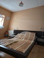 Tweepersoonsbed 160x200 - Elektrische lattenbodem, Ophalen, Verstelbaar, Zwart, Tweepersoons