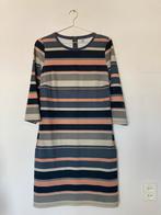 Saint Tropez M gestreepte roze grijze jurk rits egf, Maat 38/40 (M), Ophalen of Verzenden, Zo goed als nieuw, Roze