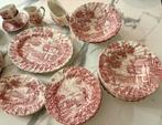50+ piece set of The Hunter by Myott, Red, Antiek en Kunst, Antiek | Servies compleet, Ophalen