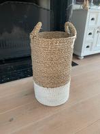 Mand riet ratan zeegras, Ophalen, Zo goed als nieuw, Rond, Riet