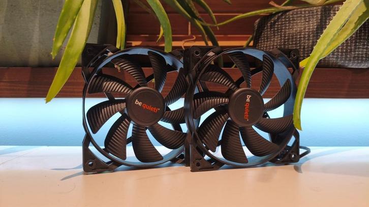 Bequiet! Pure Wings 120mm Fan (2x), Computers en Software, Computerkoelers, Zo goed als nieuw, Luchtkoeling, Ophalen of Verzenden