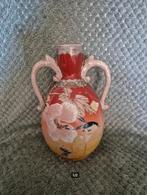 Vintage japanse vogelvaas, Huis en Inrichting, Overige kleuren, Aardewerk of Porselein, Ophalen of Verzenden, Zo goed als nieuw